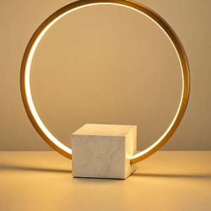 H14.5"(36.8cm) LED Table Lamp with Marble Base