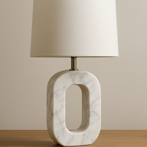 48cmH Alabaster Table Lamp