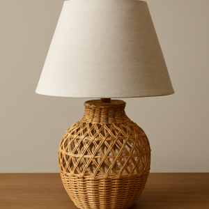 73cmH Rattan Table Lamp