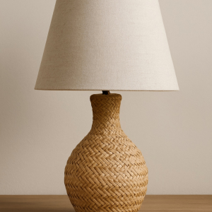 54cmH Bamboo Table Lamp