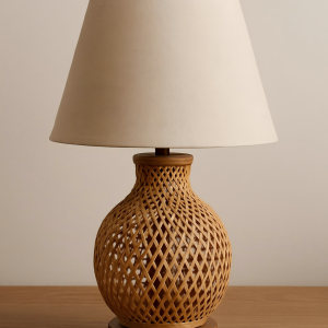 51cmH Rattan Table Lamp