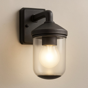 10"H Glass Wall Lamp