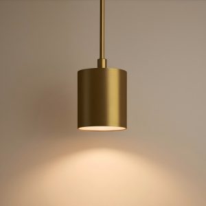 Brushed Brass Pendant Light