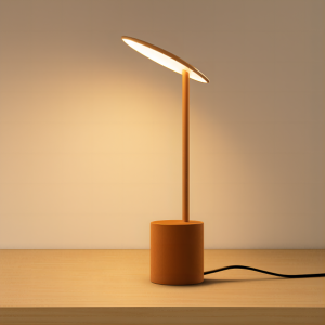 Modern Minimalist LED Desk Lamp – Adjustable Warm Light, Metal Finish, Contemporary Design