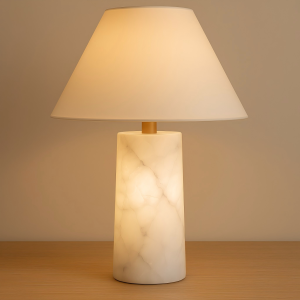 Modern Alabaster Table Lamp – Elegant Ambient Lighting