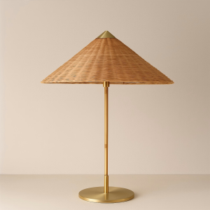 Modern Rattan Table Lamp – Natural Elegance