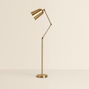 Modern Brass Adjustable Table Lamp – Minimalist Style