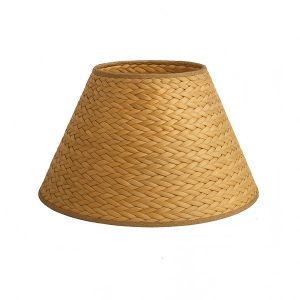 Natural Handwoven Rattan Lampshade – Rustic Bohemian Style